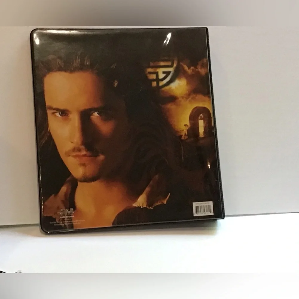 Pirates Caribbean notebook & spiral notebook Johnny Depp & Orlando Bloom
